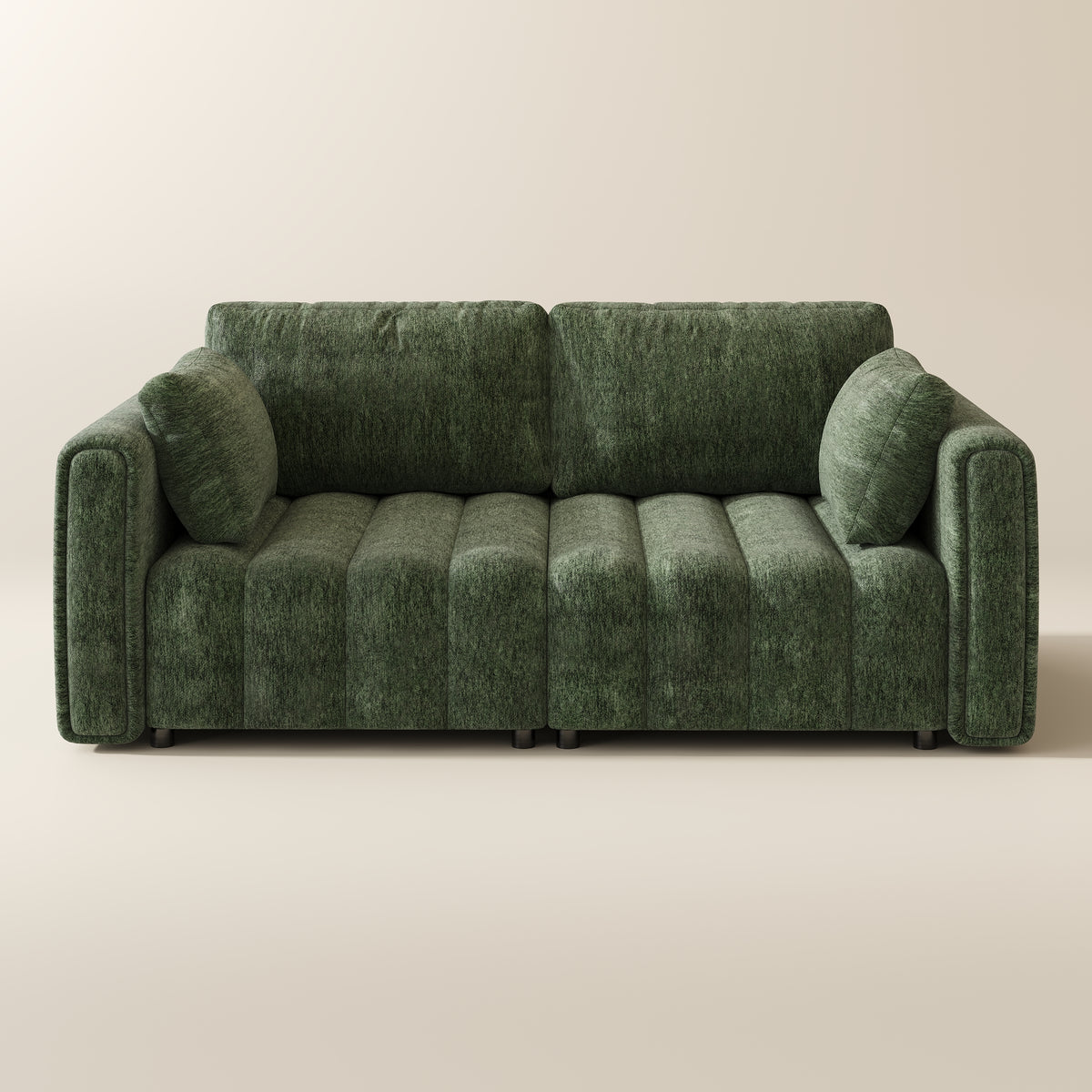 POVISON SF8225G190 Retro Hand-Tufted Chenille Sofa