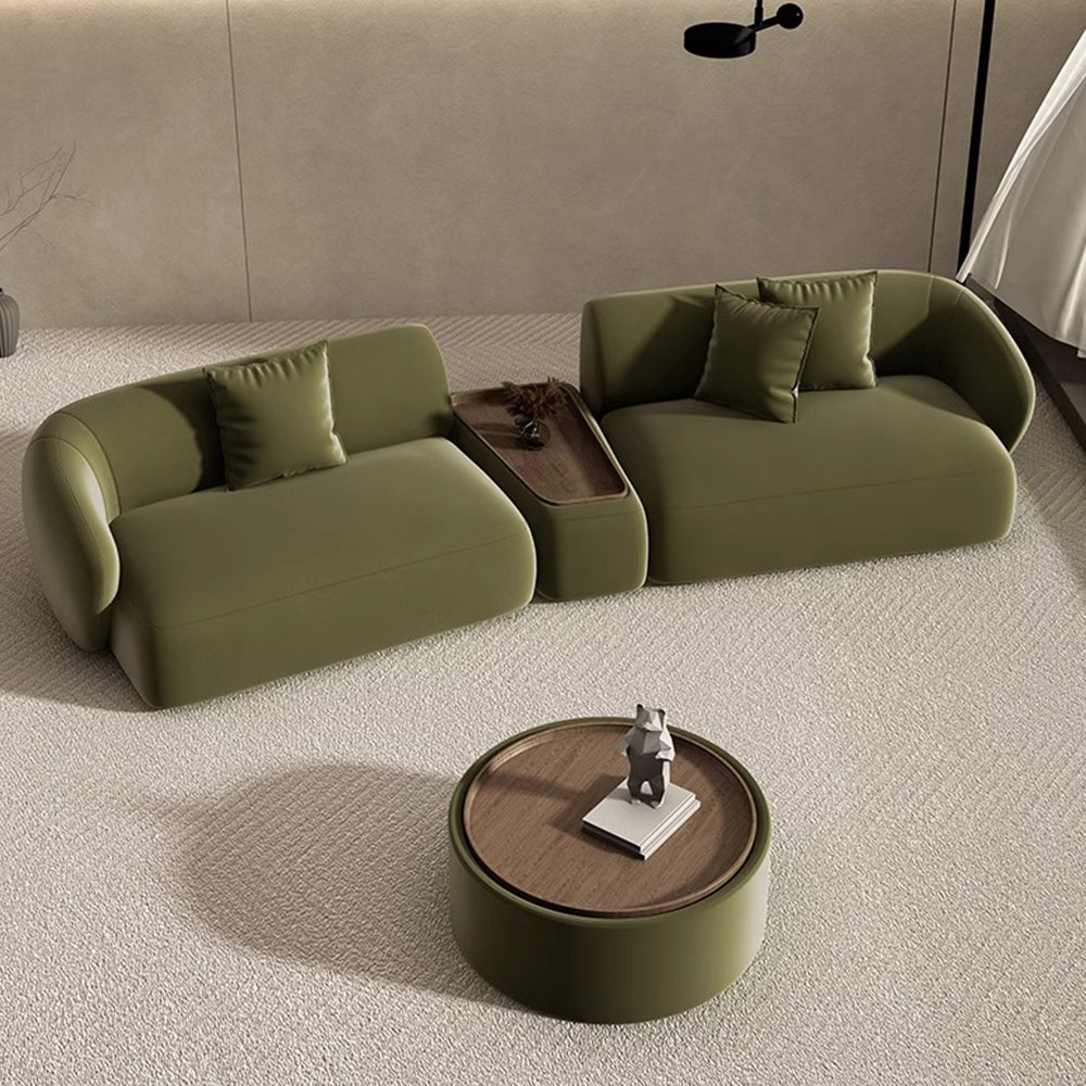 POVISON SF8167G324 Curved Deep Sofa Modular Side Table