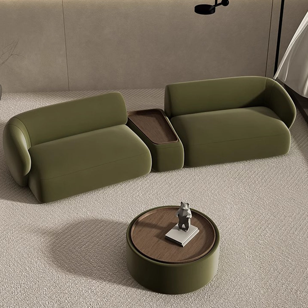 POVISON SF8167G324 Curved Deep Sofa Modular Side Table