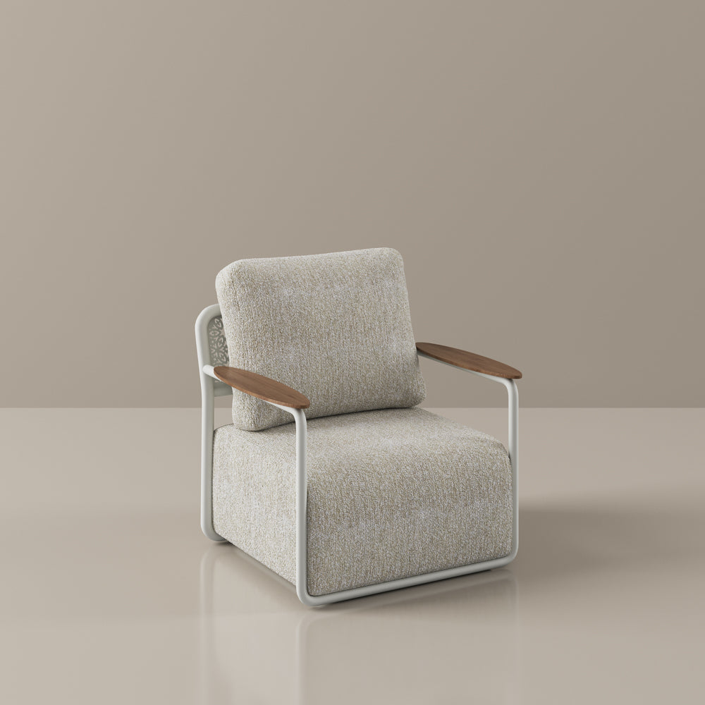 POVISON OS0009WW88 Modern Aluminum Alloy Outdoor Club Chair