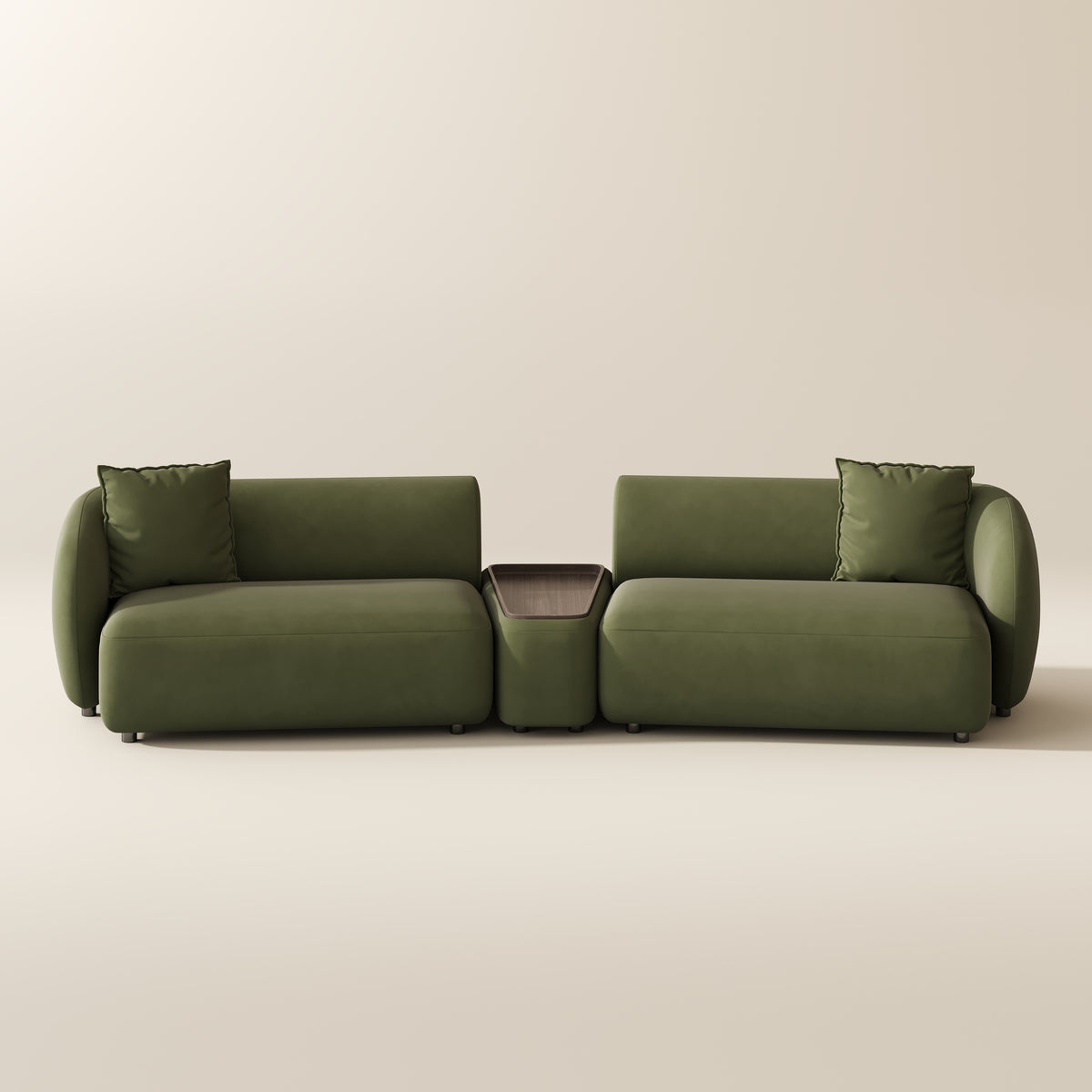 POVISON SF8167G324 Curved Deep Sofa Modular Side Table