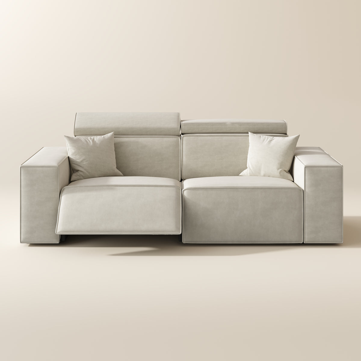 POVISON SSF0008W01 Minimalist Power Recliner Modular Sofa
