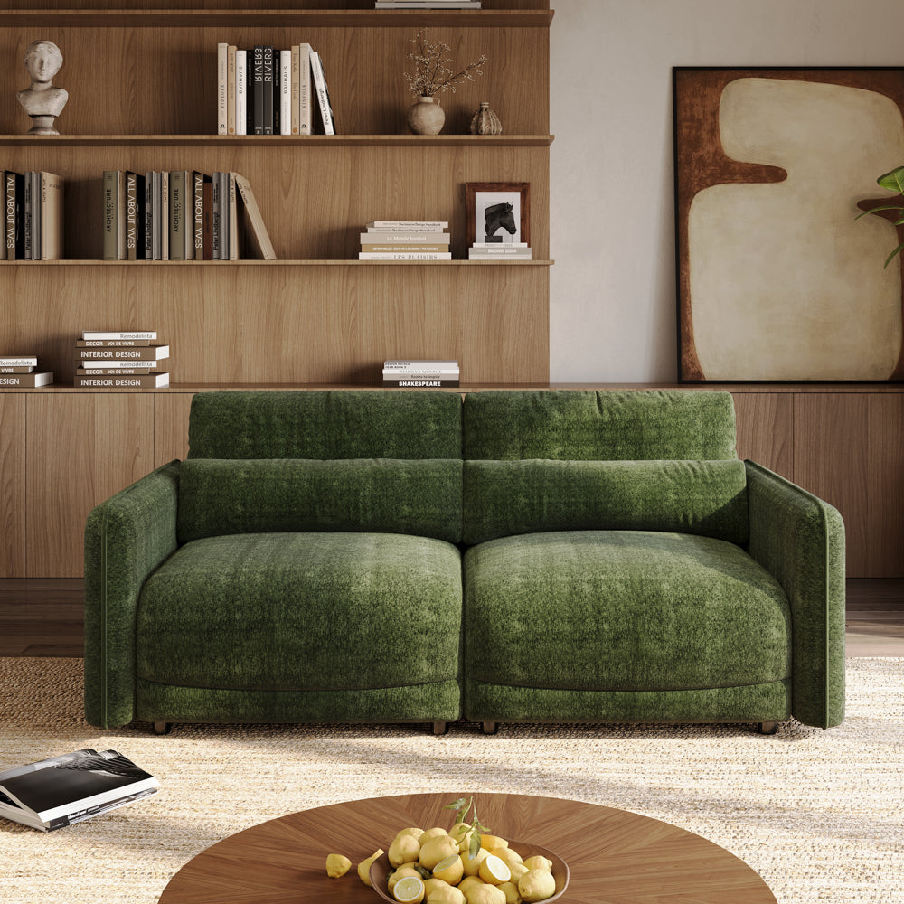 POVISON SF8226G208 Chenille Modular Sofa Lumbar Pillows
