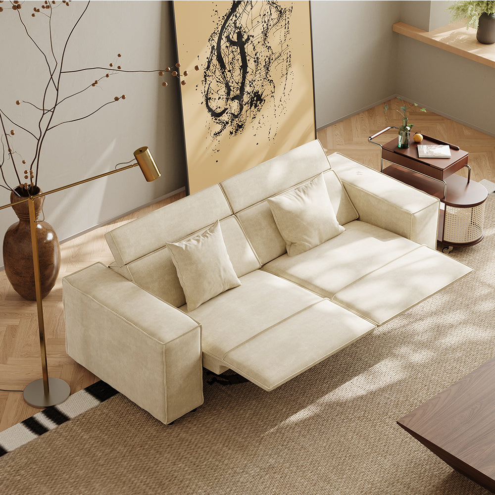 POVISON SSF0008W01 Minimalist Power Recliner Modular Sofa